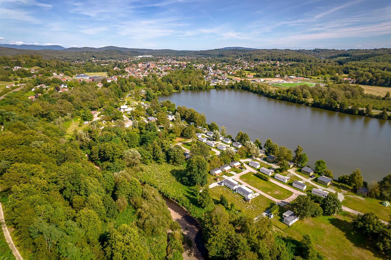 Camping Les Ballastieres - Vosges Du Sud Champagney Esterno foto