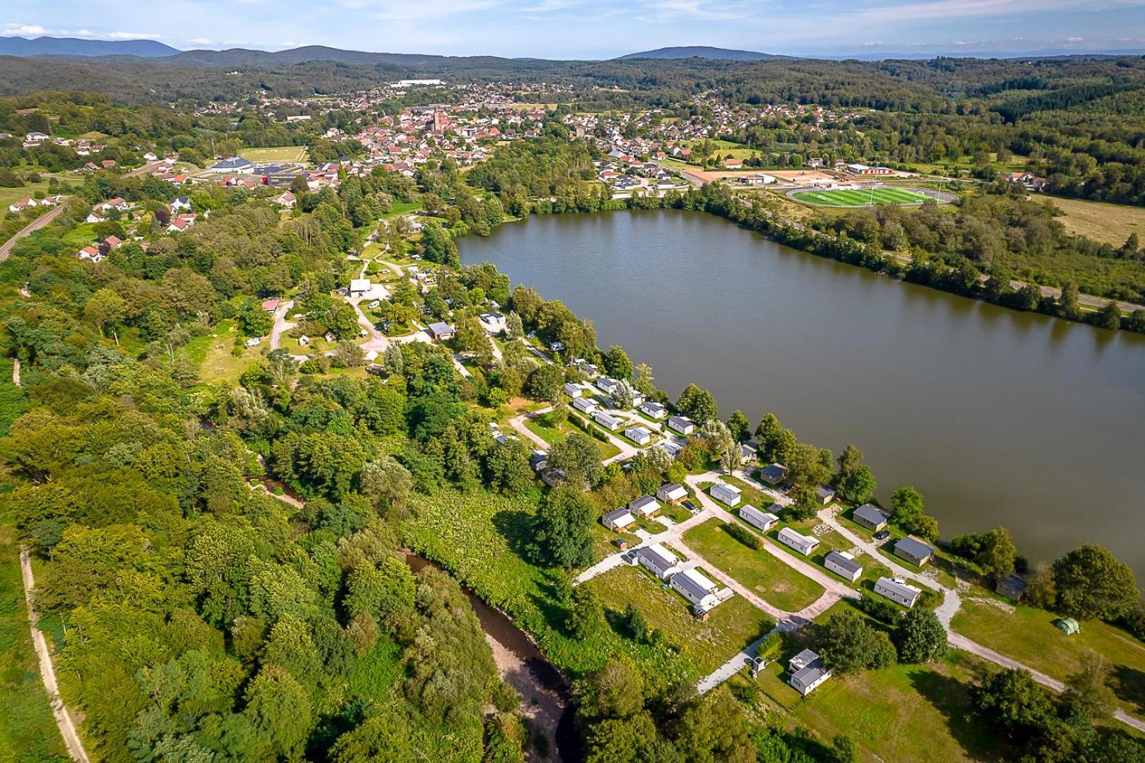 Camping Les Ballastieres - Vosges Du Sud Champagney Esterno foto