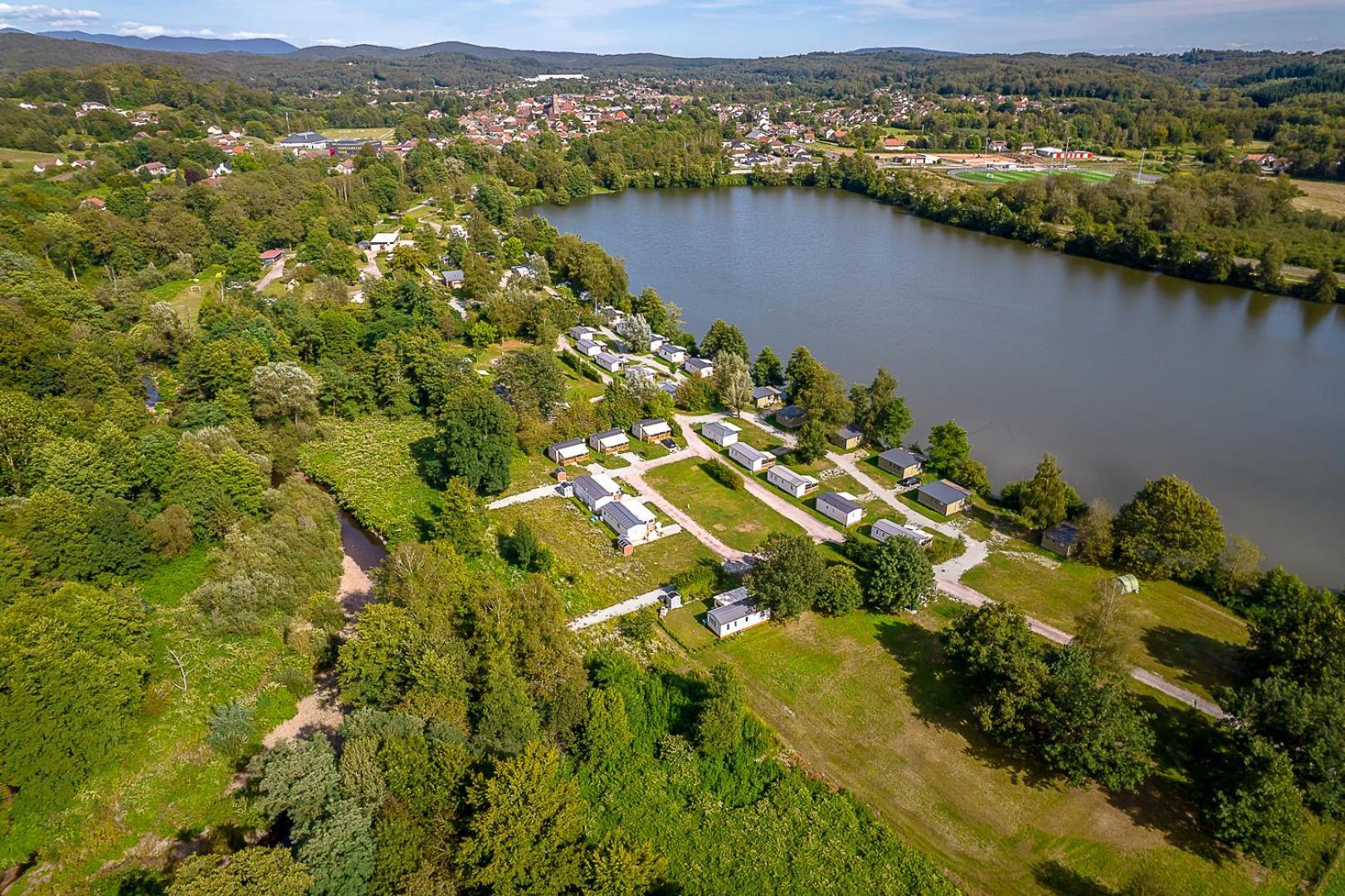 Camping Les Ballastieres - Vosges Du Sud Champagney Esterno foto