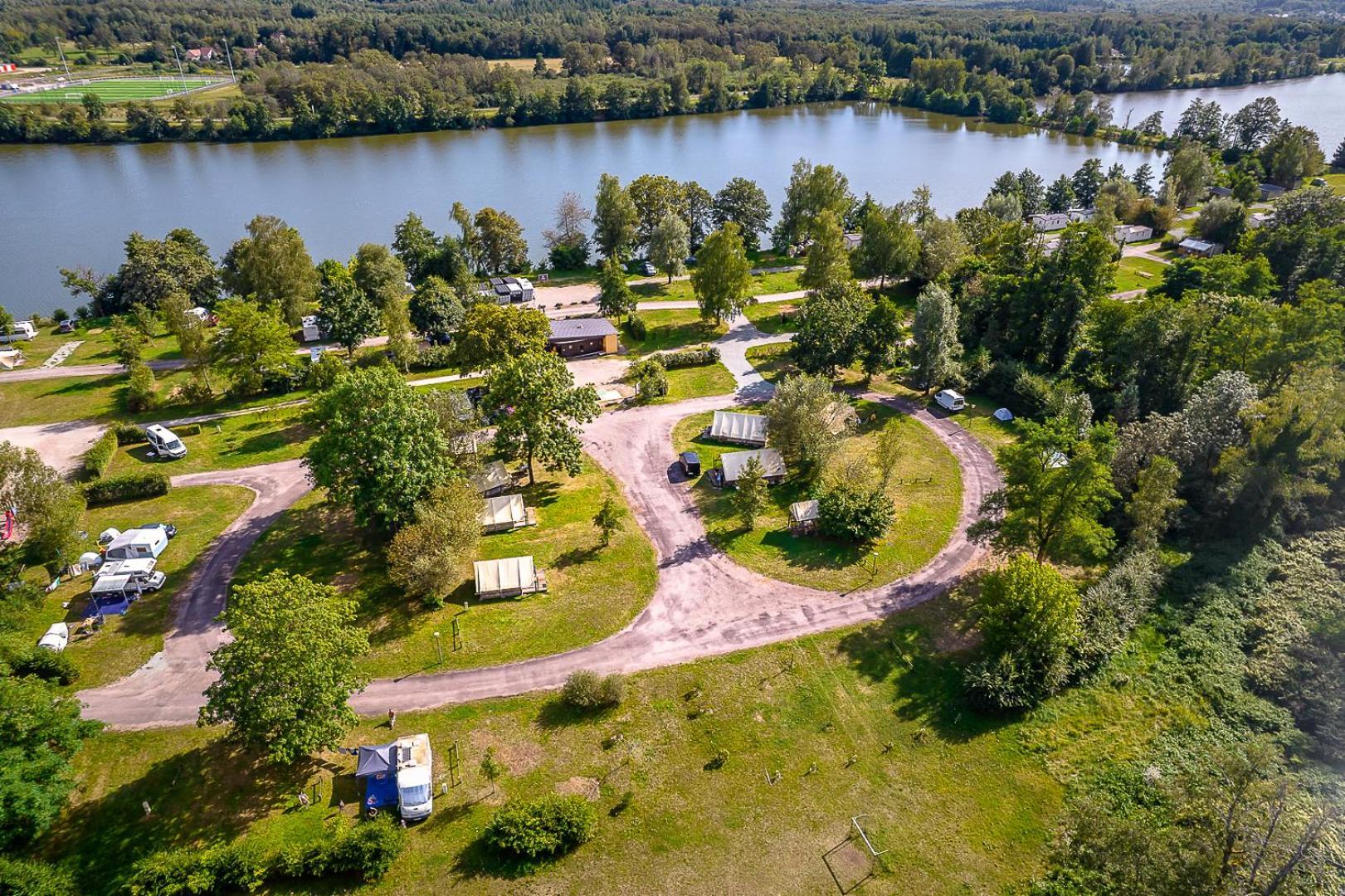 Camping Les Ballastieres - Vosges Du Sud Champagney Esterno foto