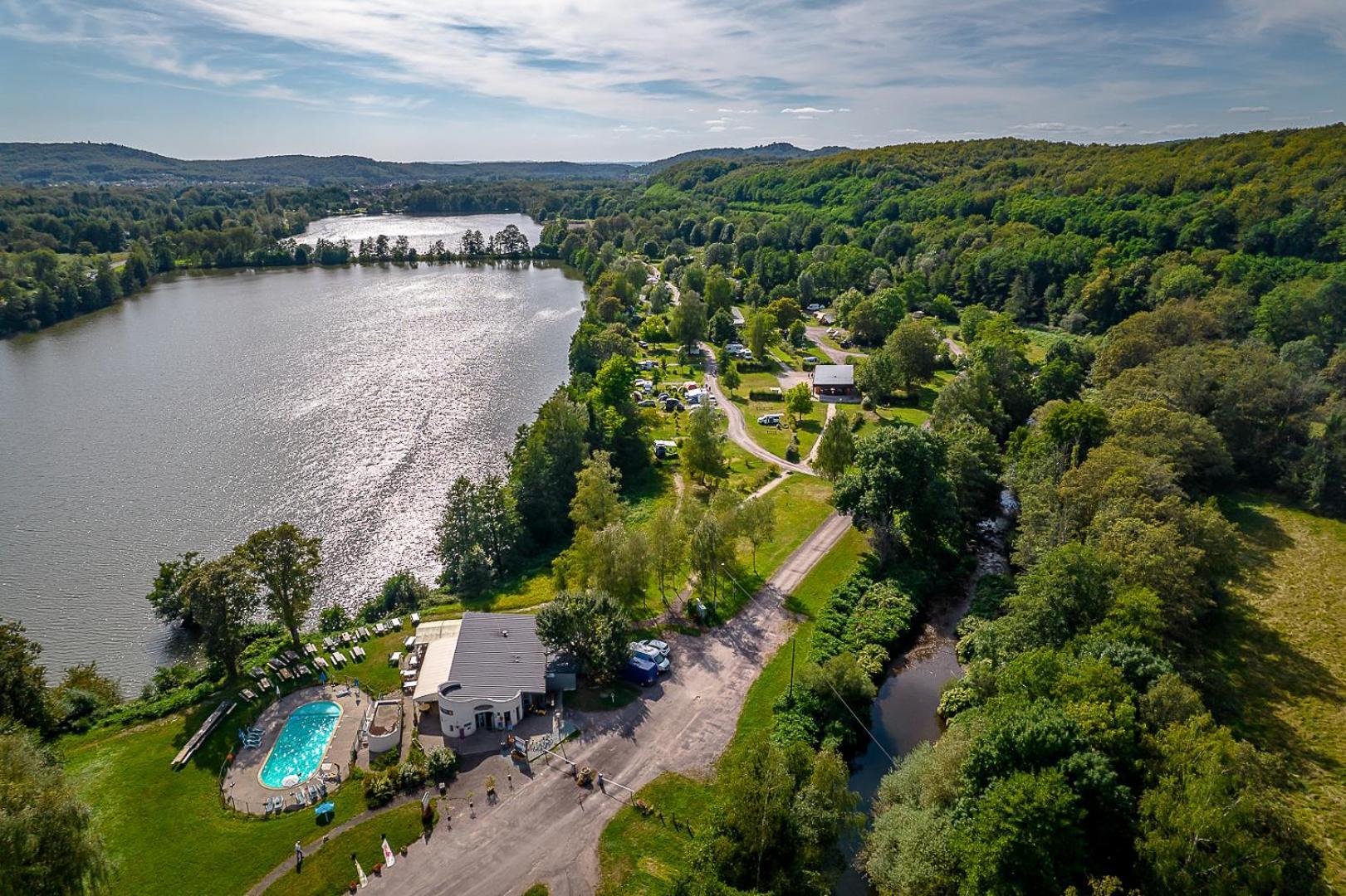 Hotel Camping Les Ballastieres - Vosges Du Sud Champagney Esterno foto